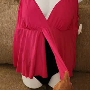 NWT!! Split skirt swimsuit